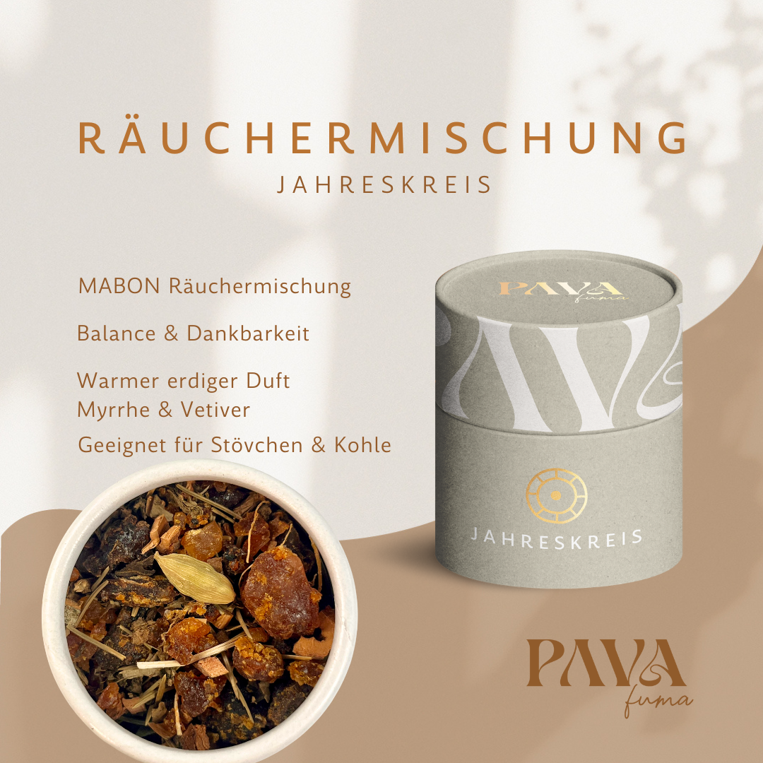 Mabon Jahreskreis Räuchermischung