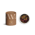PAVA FUMA Räuchermischung ‚Amore‘ – stilvolle braune Tube mit goldener Rosen-Illustration, daneben die geöffnete Tube in Draufsicht, die die sinnliche Mischung zeigt: Rosenblüten, Myrrhe, Kräuter und Harze in warmen Rot-, Braun- und Goldtönen – ideal zur Herzöffnung und für achtsame Rituale.