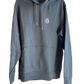 PAVA "Wheeler" Hoodie – Anthracite, 100% Bio-Baumwolle, auf der linken Brust Kleines Signet-Logo.
Hoodie mit Kapuze und Kordel, Vorderansicht.