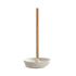 Minimalistischer Räucherstäbchenhalter aus hellem Naturstein mit runder Schale – stilvoller Untergrund für deine Räucherrituale mit natürlichem Flair.