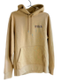 PAVA "Create Connection" Hoodie – Desert - warmer Desert-Ton, Vorderseite mit Pava-Logo, Kangurutsche, Kapuze mit Kordel.