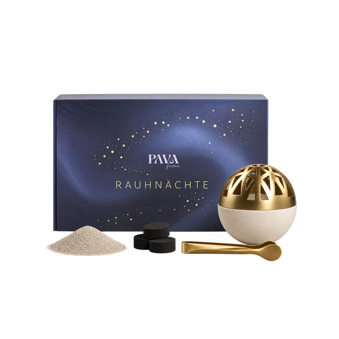Rauhnachtsbox Komplettset mit Räucherkugel