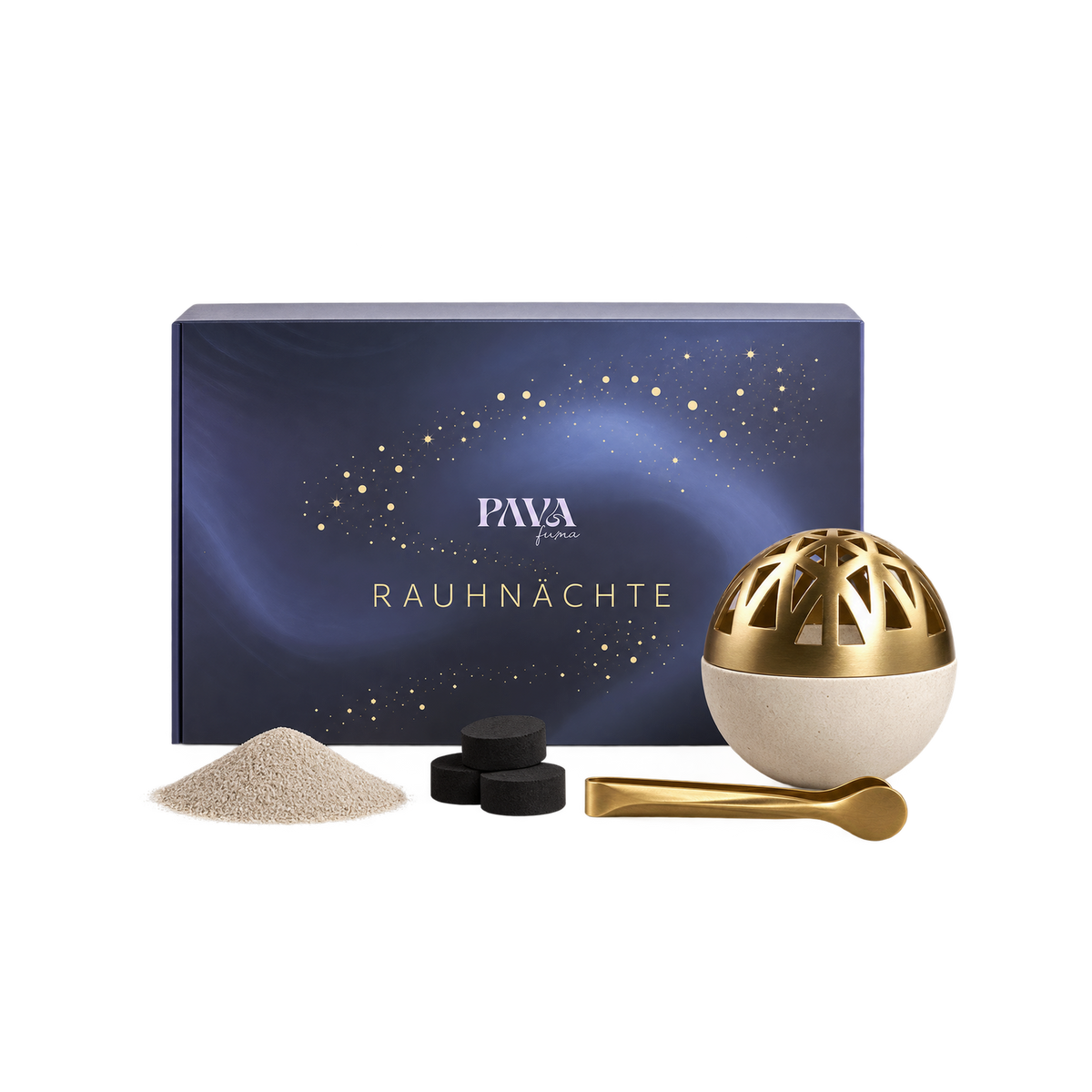 Rauhnachtsbox Komplettset mit Räucherkugel