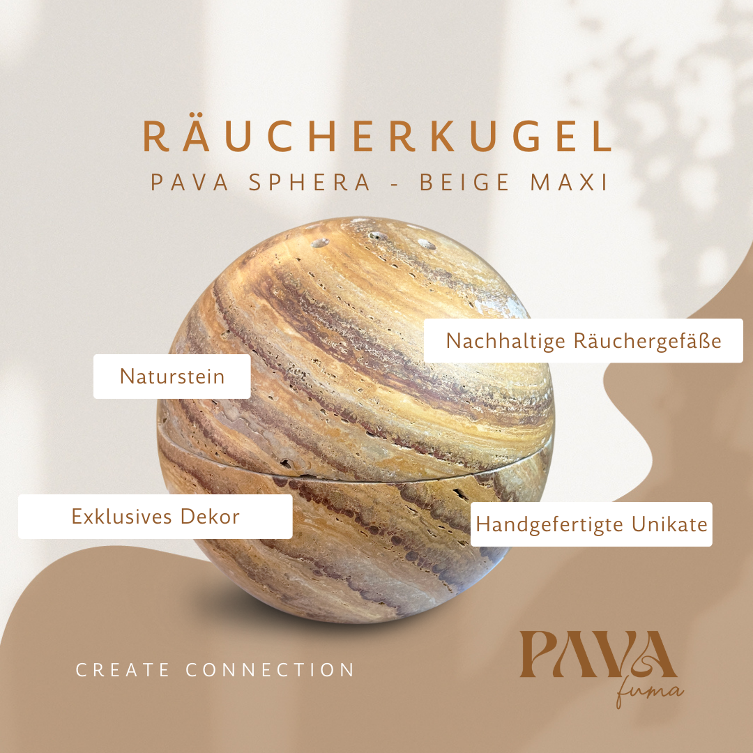 Räucherkugel - PAVA SPHERA - Brown Maxi