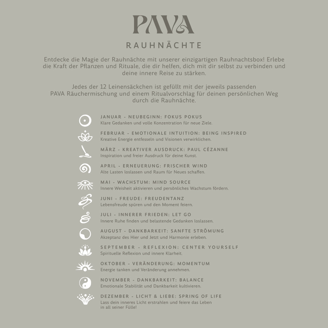 PAVADVENT SET -MINDFUL JOURNEY of PAVA