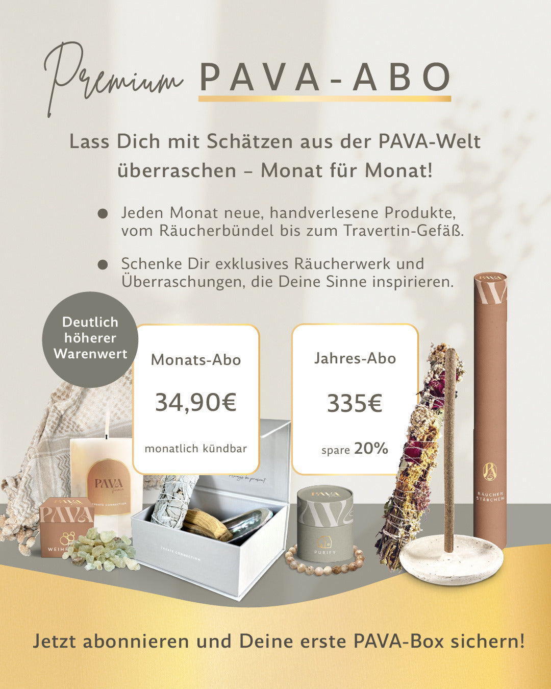 PAVA ABO -Premium Schätze