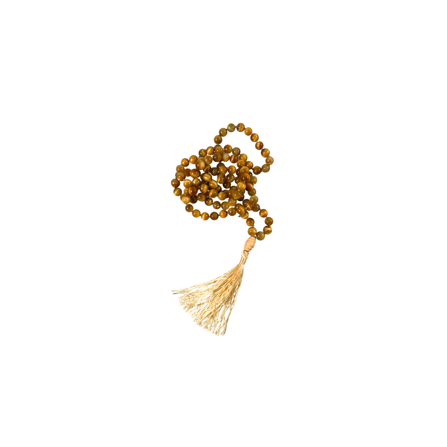 Goldenes Tigerauge Mala Kette