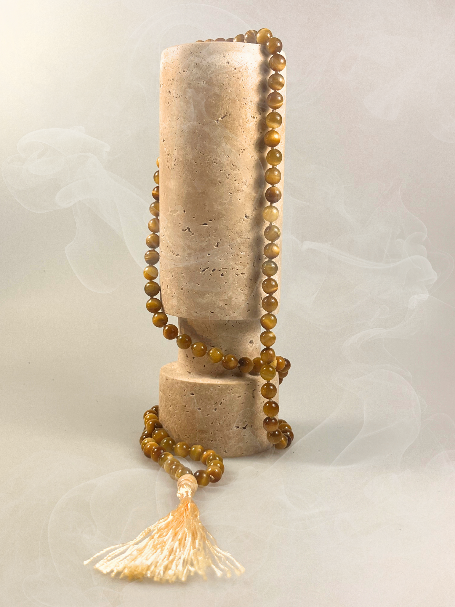 Goldenes Tigerauge Mala Kette