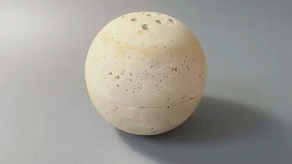 Räucherkugel Erklärvideo Sand einfüllen