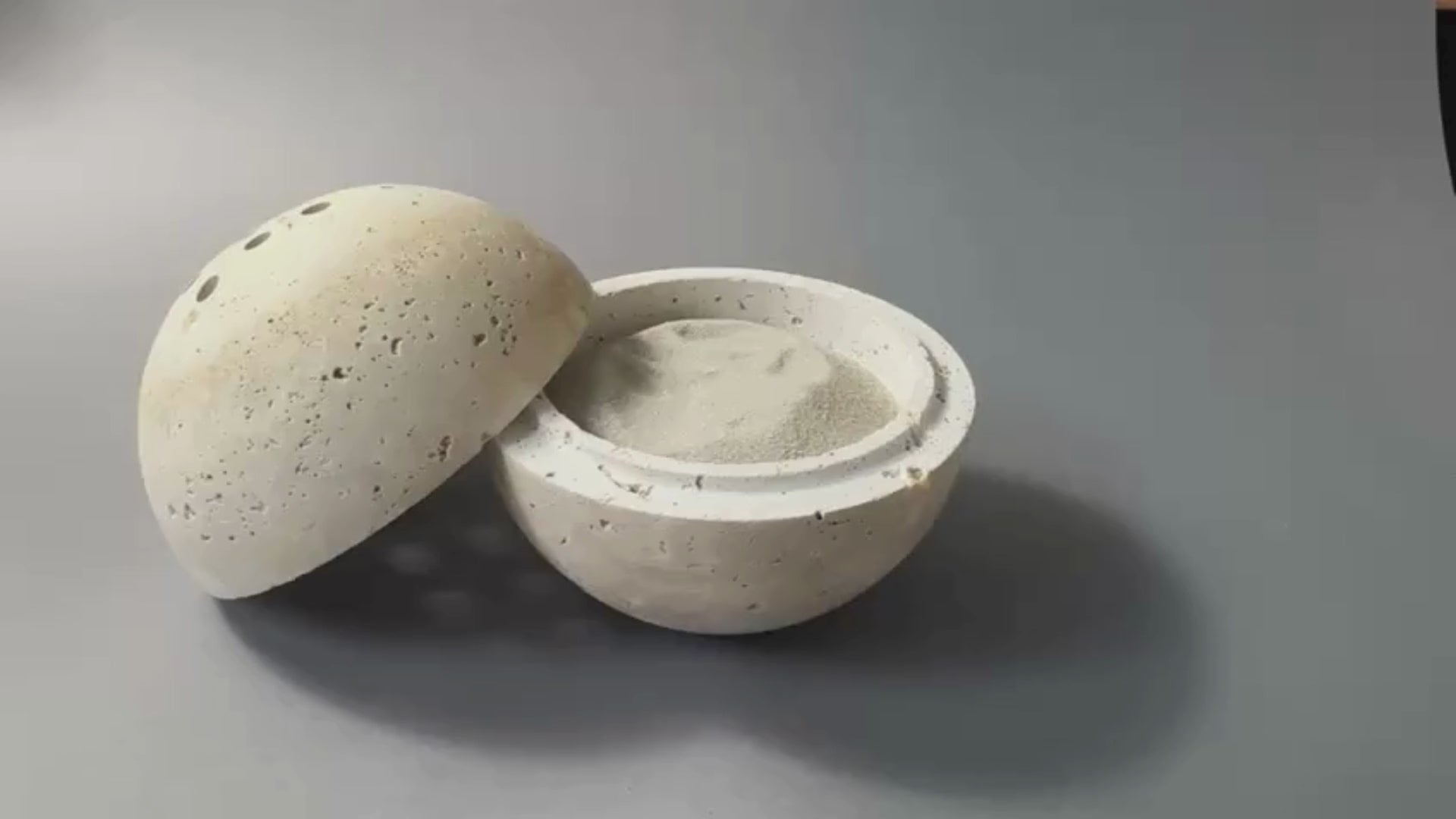 Räucherkugel Erklärvideo Kohle entzünden